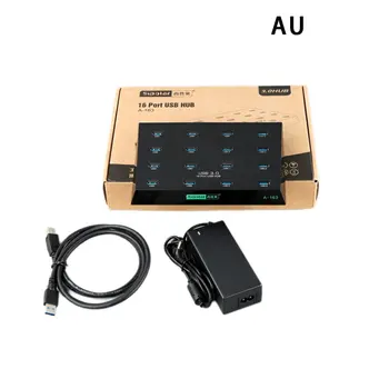 

16 Port Usb 3.0 Hub Usb Duplicator for Tf Card Reader U Disk Data Test Batch Copy with 5v 5a Power Adapter