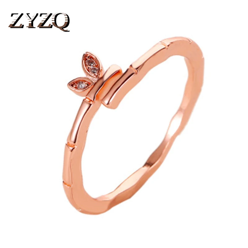 

ZYZQ Personality Cute Bunny Ear Shaped Open Rings Lovely Birthday Gift For Girlfriend Lovely Suvenior Pinky Finger Rings Trendy