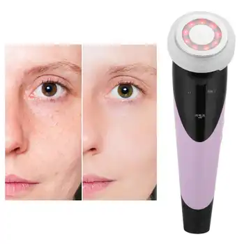 

USB Charging RF Face Machine Face Ion Imports Warm Vibration Skin Rejuvenation Face Cleaning Machine Anti-aging Wrinkle Remover