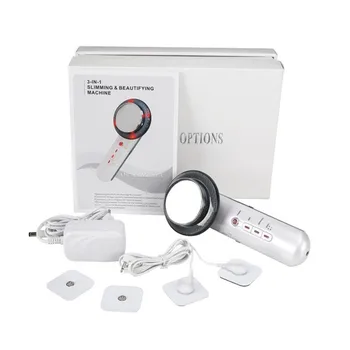 

Three-in-One Infrared Ultrasonic Massager Facial Body Sliming Device Skin Tightening Multifunctional Massager^