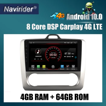 

Built in 4G Lte car Intelligent navigation tape recorder 10 android car gps radio multimedia player for ford FOCUS 2005 2011