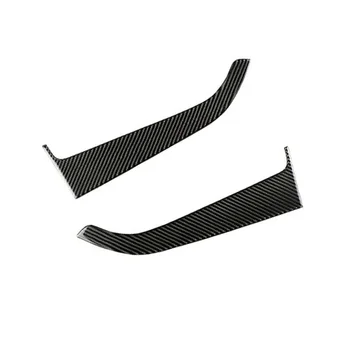 

Car Door Panel Cover Trim Carbon Fiber Front 1 Pair Black Replacement Durable