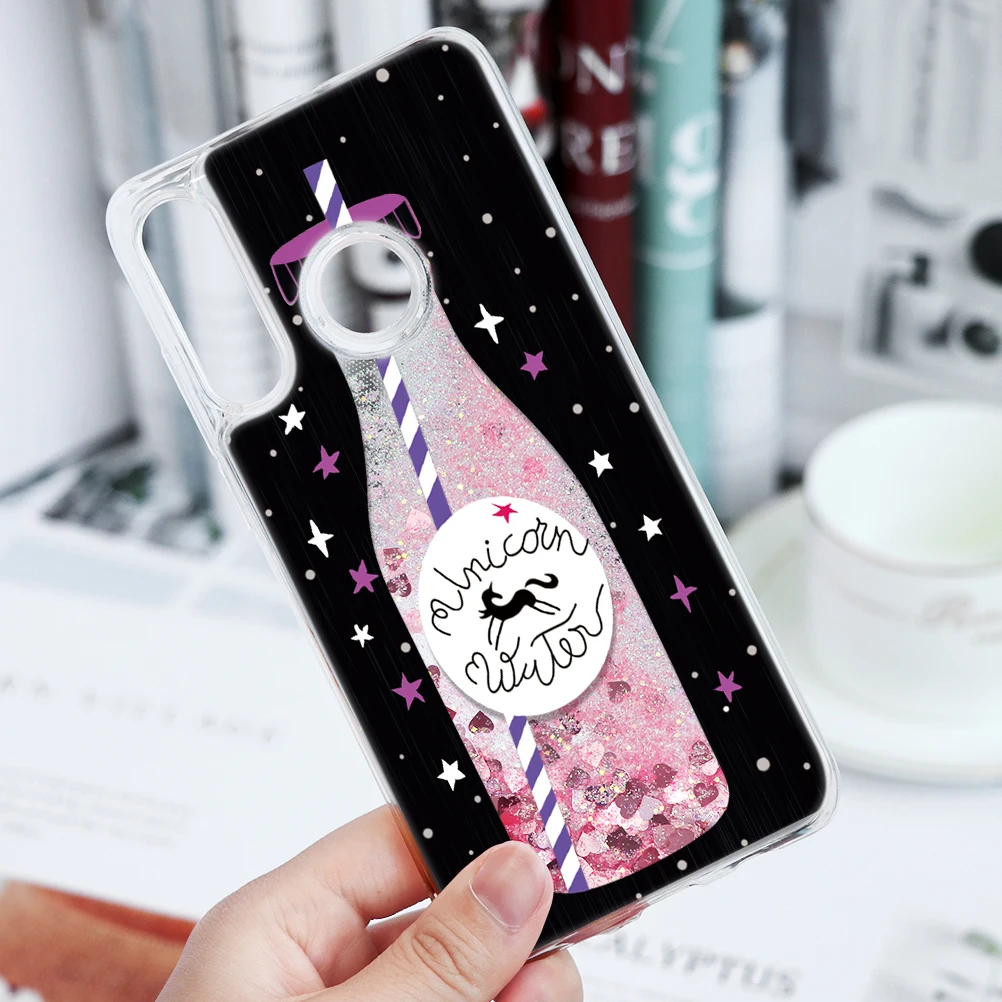 Блестящий Жидкий чехол для huawei P30 P20 Pro P10 P9 P8 Lite Коврики 20 10 9 P Smart Bling чехол для Honor 8X9 Lite играть Fundas - Цвет: xiguanyl