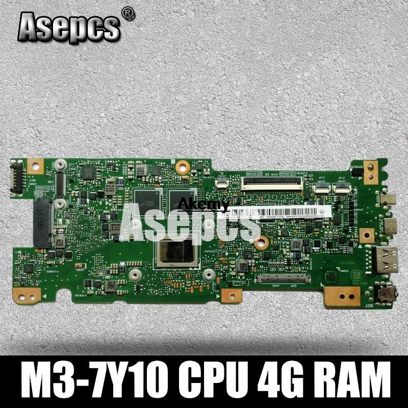  Asepcs UX330CAK 4GB/RAM M3-7Y30 CPU For ASUS ZenBook UX330CA UX330C UX330 laptop motherboard tested