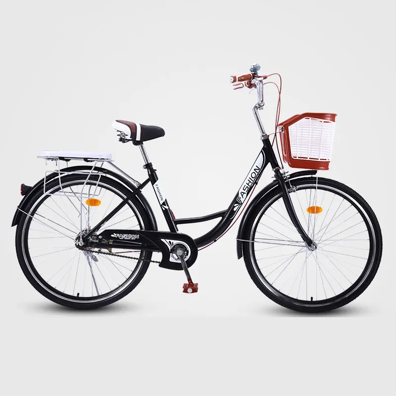 20/24/26 Inches Retro Fixed Gear Bike Handy Commuting Travel Adult Bicycle Lady Student Men And Women