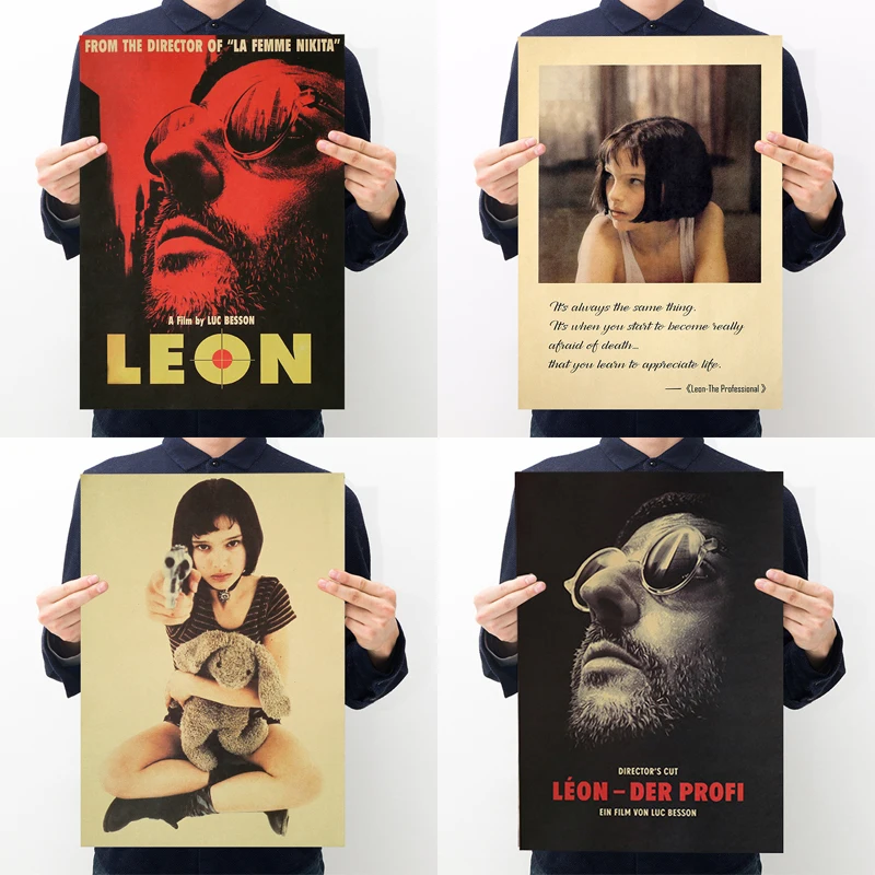 Hollywood Classic Movie Lyon And Matilda Character Poster This Killer Is Not Too Cold Bar Cafe Home Decoration Painting
