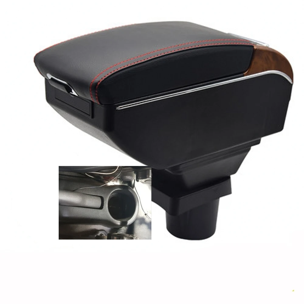 

For Kia Picanto Armrest Box Retrofit Parts Center Console Special Storage Space Car Elbow Rest with USB Cup Holder