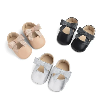 

Cute Baby PU Leather First Walkers Baby Boy Girl Baby Moccasins Moccs Shoes Bow Fringe Soft Soled Non-slip Footwear Crib Shoes