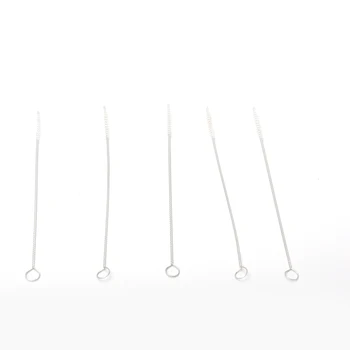 

5pcs Hand Tool Compact Long Travel For Milk Bottle Anti Scratch Multipurpose Stainless Steel Home Straw Cleaning Brush