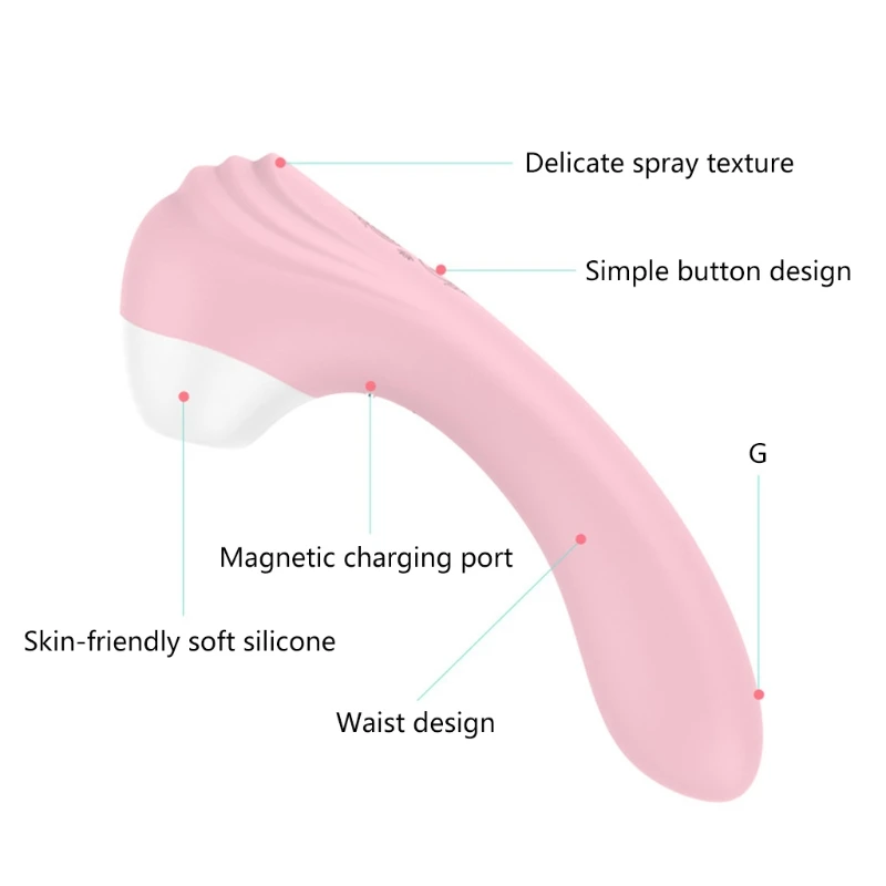 9 Частотный женский вибратор точки G 10 режимов сосания массажер стимуляция USB