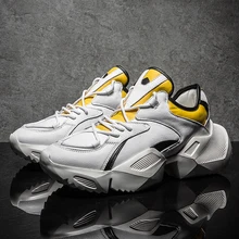 Осенняя мужская прогулочная обувь; качественные дышащие кроссовки из искусственной кожи для папы; модные уличные кроссовки на шнуровке; Мужская обувь для взрослых