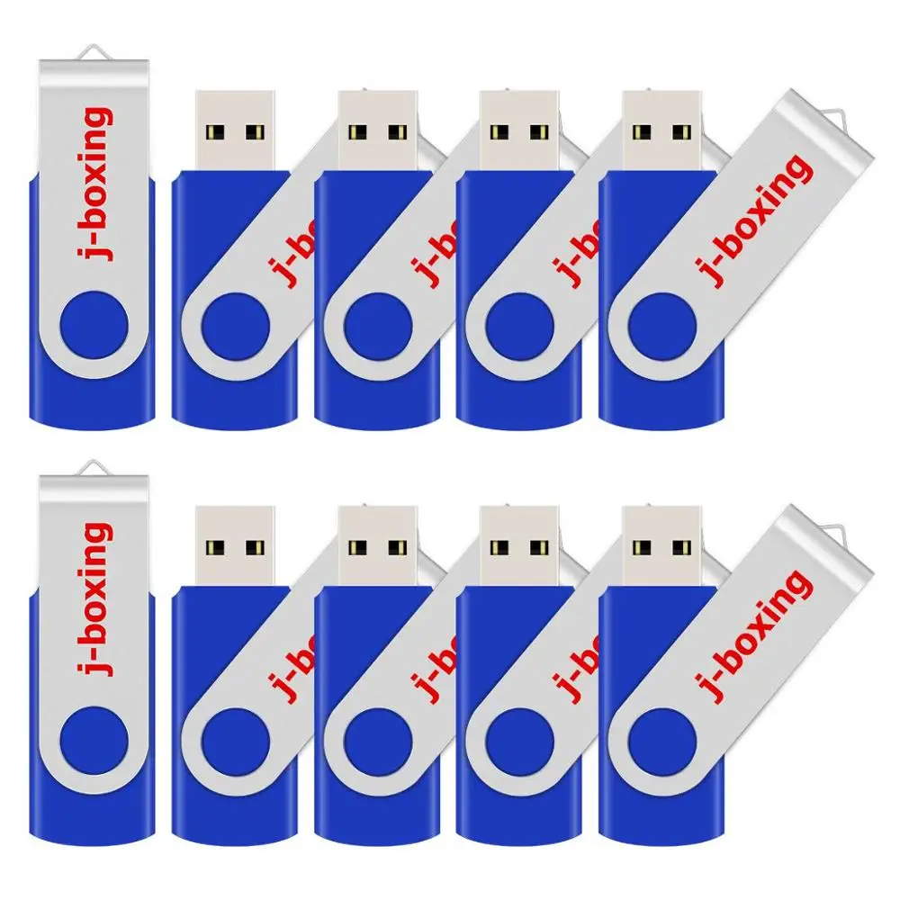 J-бокс USB флеш-накопитель металлический 256MB Флешка Складная маленькая емкость 256 mb USB карта памяти для швейной машины компьютер Синий