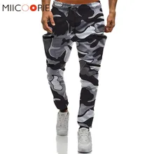 Мужские камуфляжные штаны для бега с несколькими карманами, мужские повседневные обтягивающие спортивные штаны в стиле хип-хоп, новинка, брюки карго, спортивная одежда, рабочие брюки