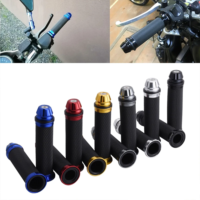 SPEEDWOW 7/8 ''22 мм ручка мотоцикла руль Алюминиевый резиновый мото Ручка для Honda KTM Hyosung Suzuki Triumph