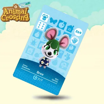 

269 Bree Animal Crossing Card Amiibo Cards Work for Switch NS 3DS Games