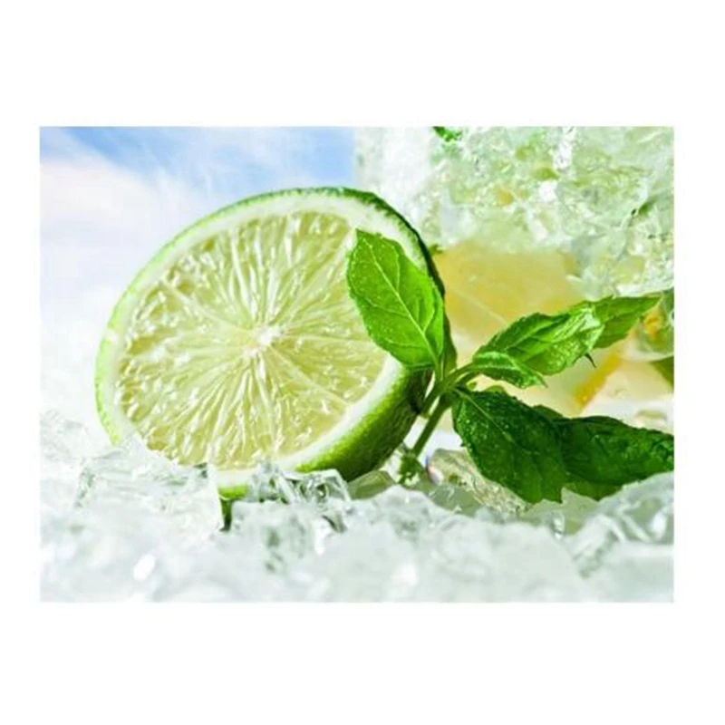 

5D Diy Diamond Painting Fruit Lemon Full Round Diamond Embroidery Decor Home Resin Drill Crystal Picture Of Rhinestone