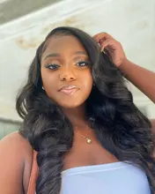 Lumiere-extensiones de pelo ondulado brasileño con cierre Frontal de oreja a oreja, mechones de ondas sueltas con 100% Frontal Remy