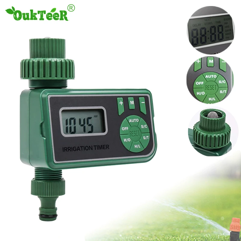 Intelligent LED display water timer irrigation controller mechanical