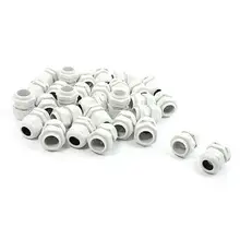 30 x PG16 белые пластиковые разъемы для кабеля от 10 мм до 14 мм