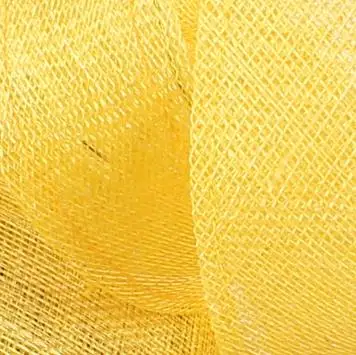 lemon yellow Sinamay маррон модная повязка на голову женская мода свадебные аксессуары Fascinator с причудливыми перо с цветочным принтом повязка на голову для праздника Вечерние - Цвет: lemon yellow