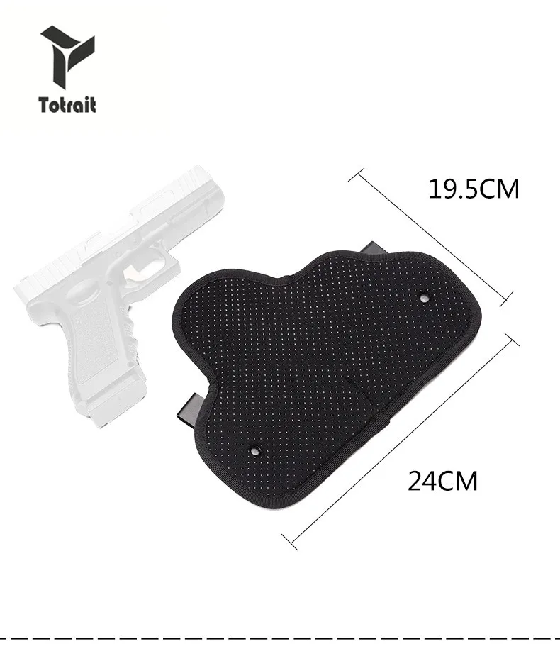 Скрытый ремень для пистолета идеально подходит 6 позиций вправо/влево для небольшого среднего размера ручной пистолета Талия Сумка Журнал Сумка