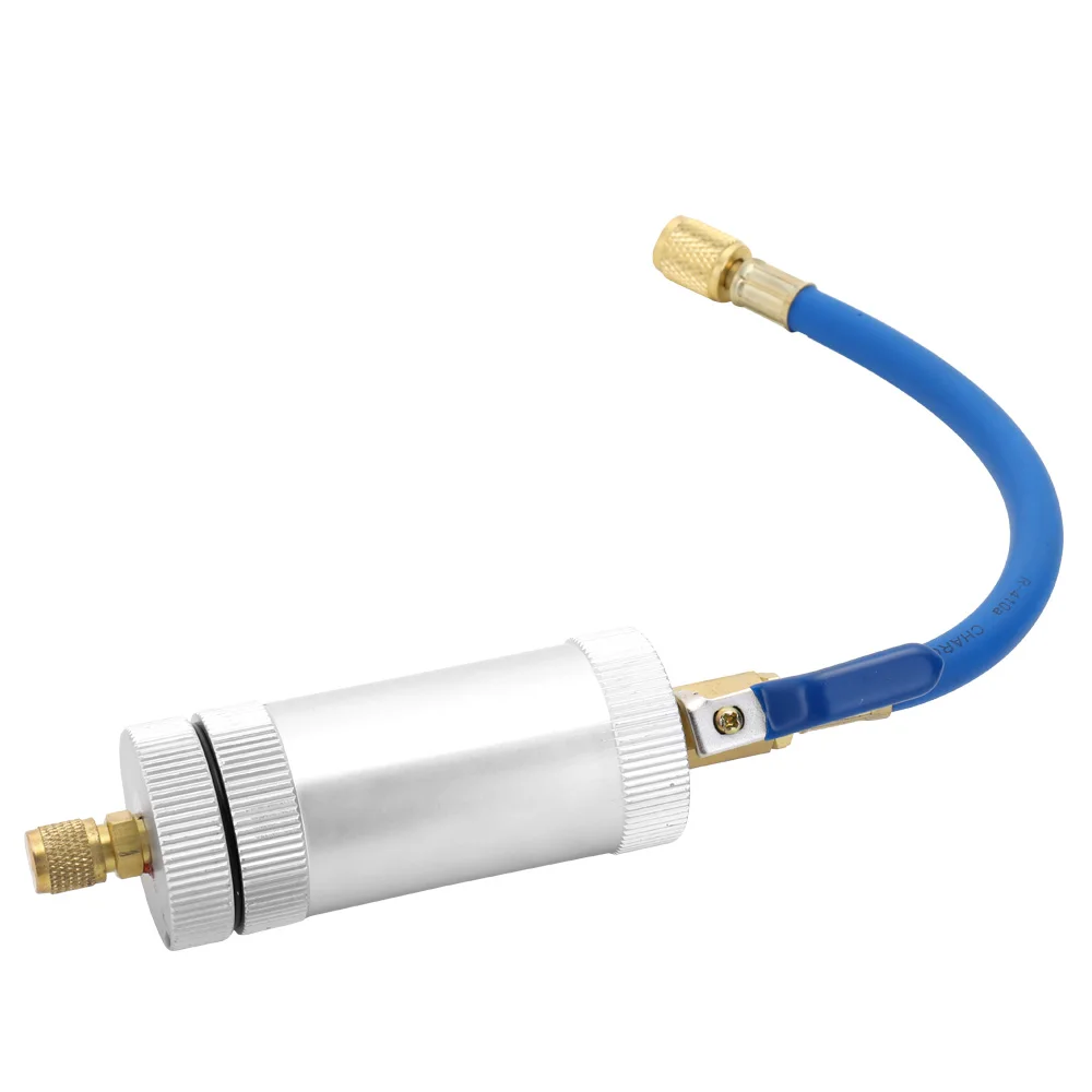 

R12 R134A R22 Air Conditioning Car Oil Injection Dye Injection Tool Pure Liquid Oil Coolant Filler Tube Car Accessories