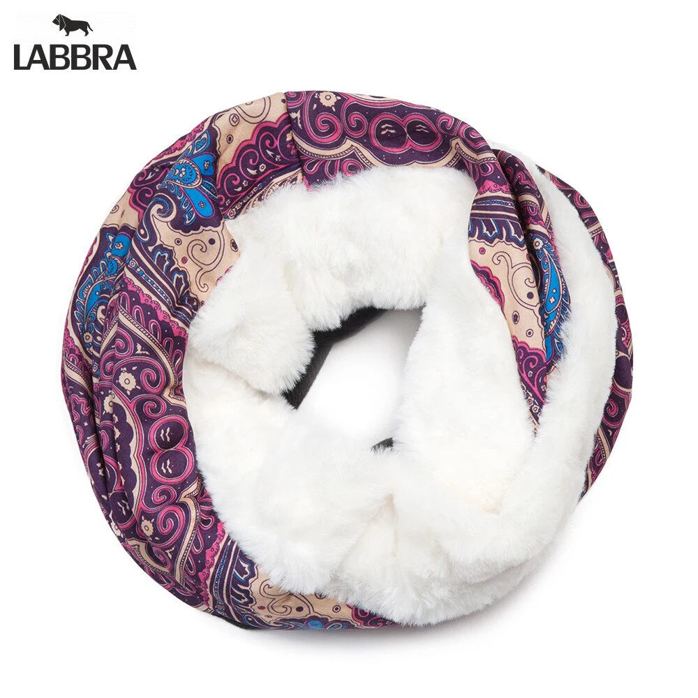 Шарф Labbra женский виск+хл+эл 48х150 LG61-587 |