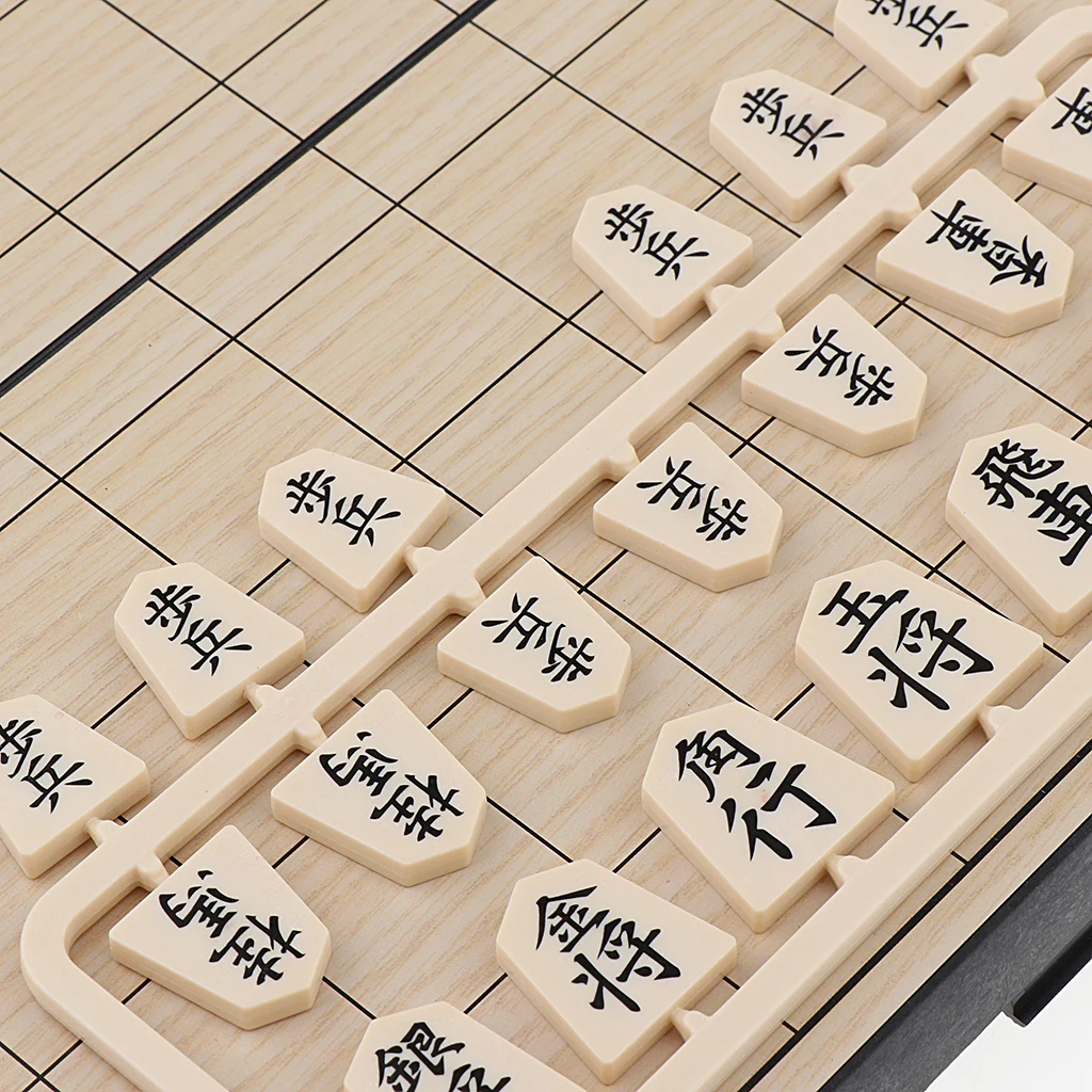 Shogi Дорожная игра набор японские шахматы 9,84 дюймов складная доска игровые части для детей на день рождения рождественские подарки