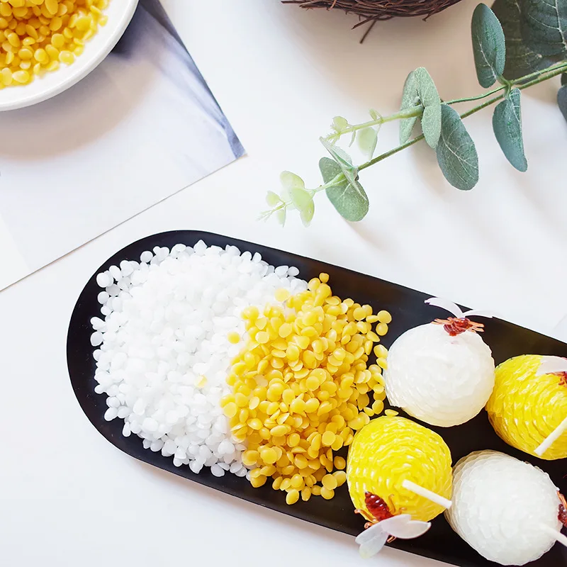 

Natural Beeswax White Beeswax Yellow Beeswax Aromatherapy Candle DIY Material Handmade Aromatherapy Wax Brand Candle supplies