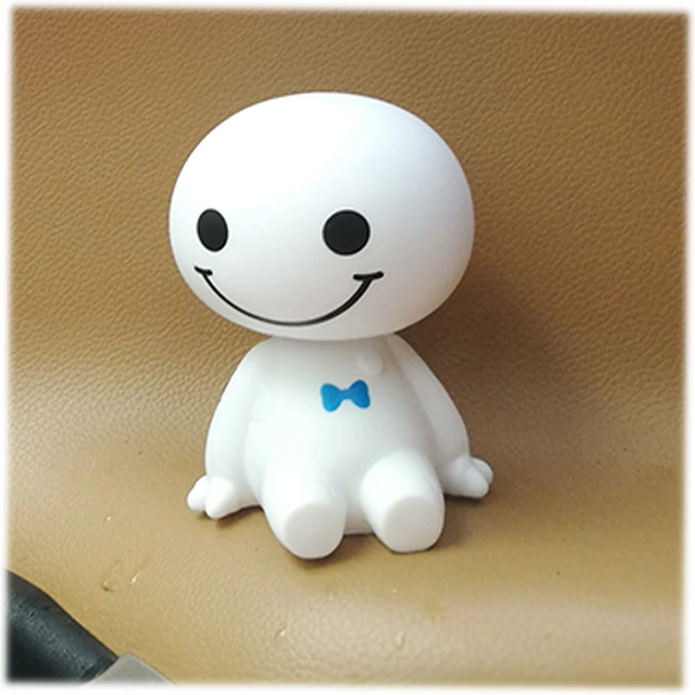 Мультяшный пластиковый робот Baymax Тряска головой фигурка автомобиля украшения