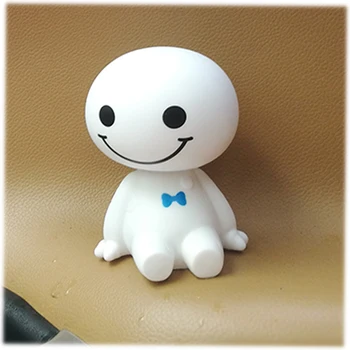 

Cartoon Plastic Baymax Robot Shaking Head Figure Car Ornaments Auto Interior Decorations Big Hero Doll Toys Ornament Accessories