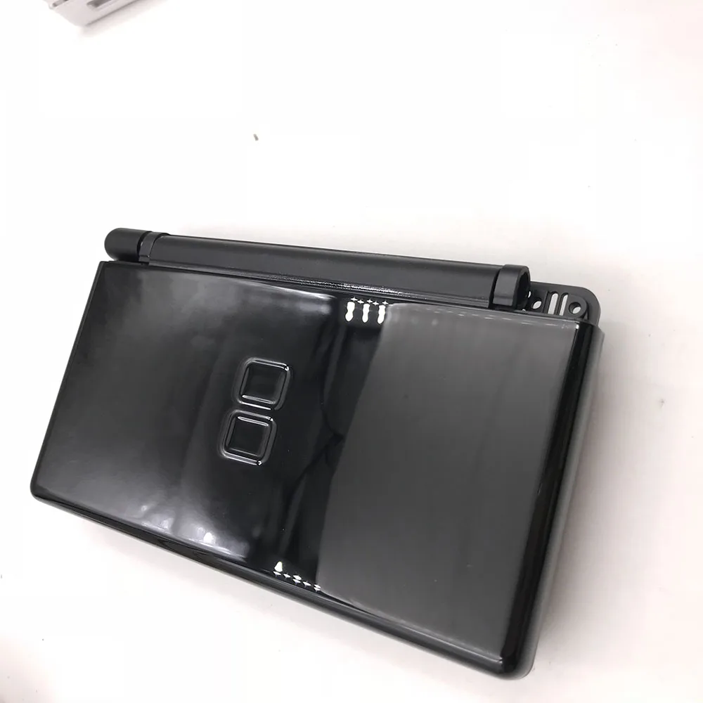 Edition полный Корпус крышка чехол замена корпуса Для nintendo DS Lite DSL NDSL для Марио китайским драконом версия - Цвет: Black