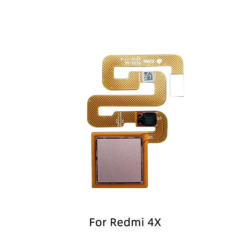 Сенсор отпечатков пальцев гибкий кабель для Xiaomi Redmi 3 3S 3X4 4X6 6A 7 Pro Finger ID Touch шлейф Замена