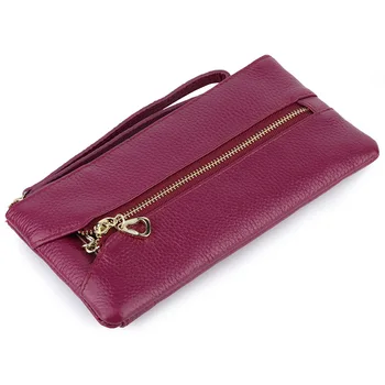 

Leather Women Wallet Multifunctional First Layer Cowhide Key Case Litchi Fashion Fashionable Mobile Phone Bag