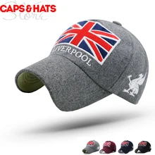 Зимняя бейсболка Мужская Ливерпуль теплая войлочная жесткая шляпа с завязками женские Gorras оснастки с английским флагом DSQ cap s