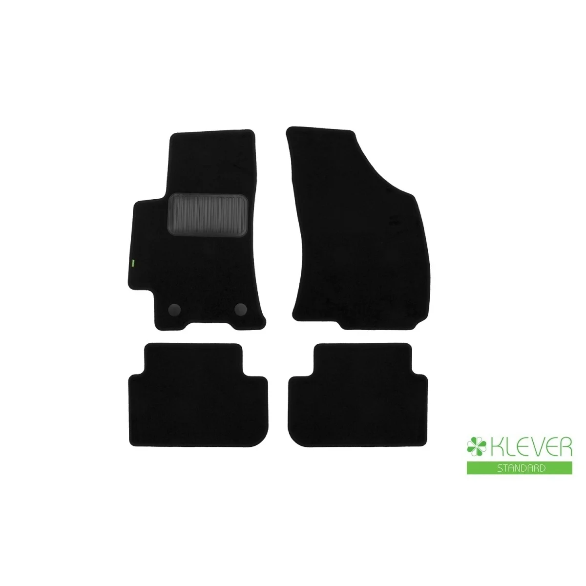 Коврики в салон klever standard zaz chance 2009->, сед., хб., 4 шт.(текстиль)( шанс