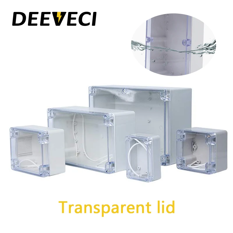 Plastic Box Outdoor Enclosure Electronic Project Case Instrument Electrical Box Junction Housing