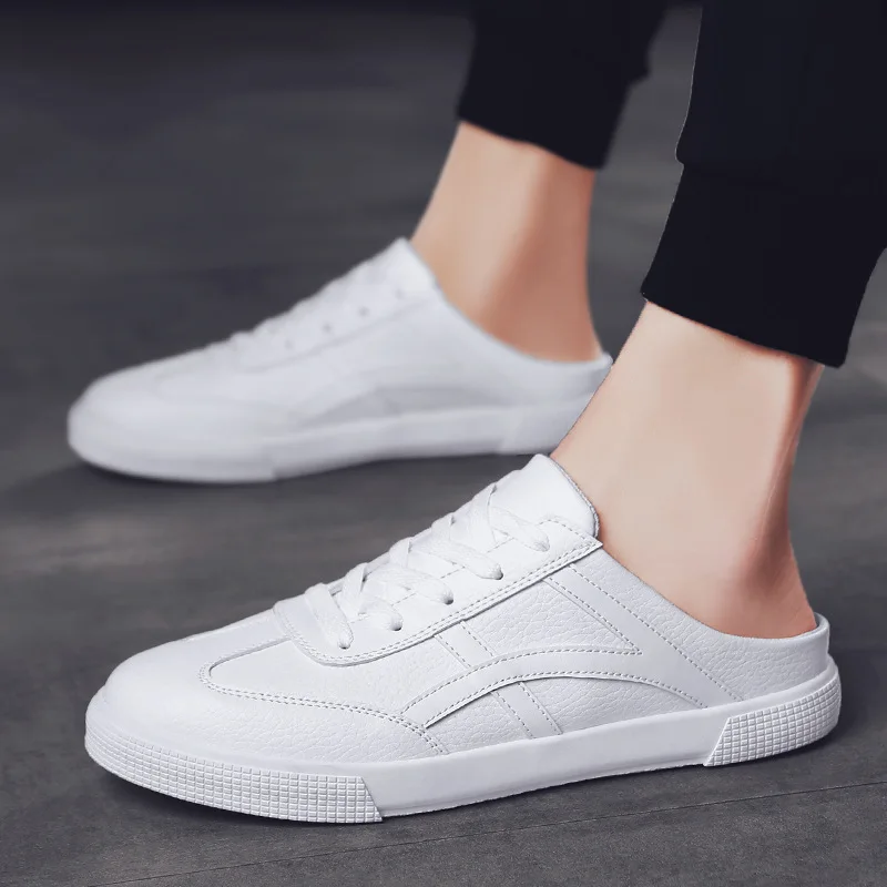 

2019 New Style Semi-Slipper Men's Fashion Non-with Lazy Sandals MEN'S Slippers Outdoor Sandals Sandals Men's Outer Wear