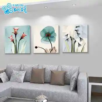 

Flowers Modern Diamond Painting Art Full Drill 5D Diamond Painting Accessories Tools Tableau Diamant Home Decoracion DE50TZ