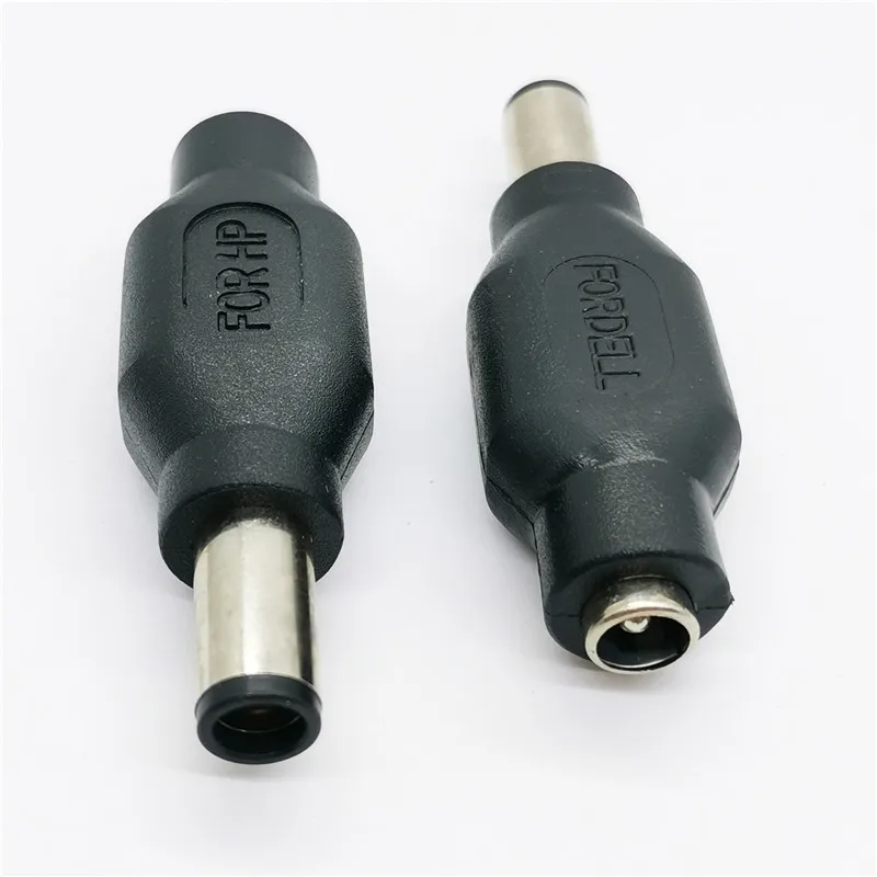HP 델 노트북용 DC 수 전원 플러그 잭 어댑터 커넥터 어댑터 플러그, DC5.5 x 2.1mm 암에서 4.5x3.0mm, 7.4x5.0mm, 1 개