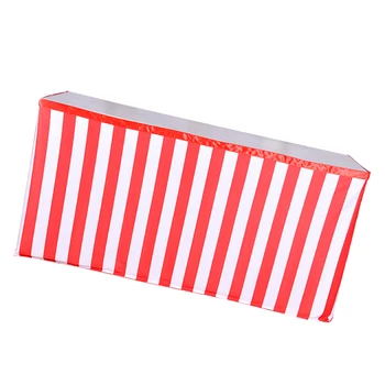 

Rectangle Striped Table Cloth Tableskirt Party Dining Tableware 72 x 29inch