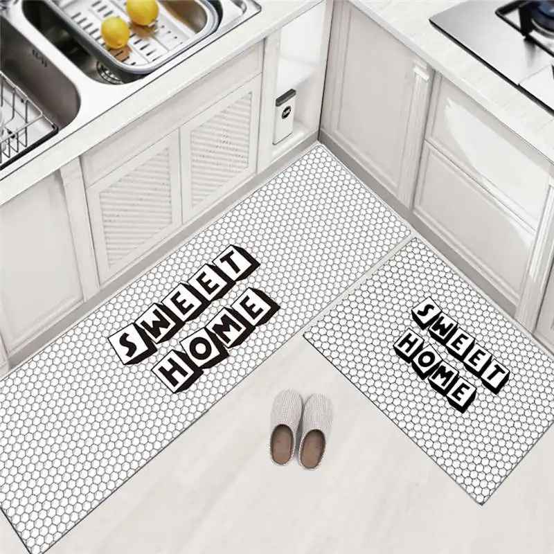 1 шт. коврик для кухни коврик из ПВХ кожи Противоскользящий нижний коврик водонепроницаемый коврик для дома кухни аксессуары для ванной высокого качества