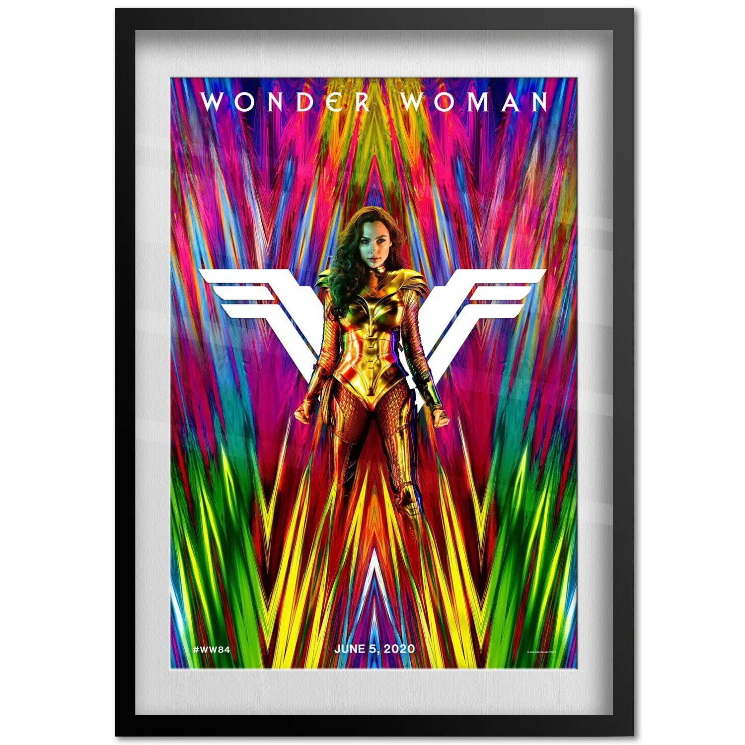 Wonder Woman 1984 Gal Gadot Chris Pine Movie DC Comic Poster Prints картина маслом на холсте настенные художественные картины для гостиной домашний декор