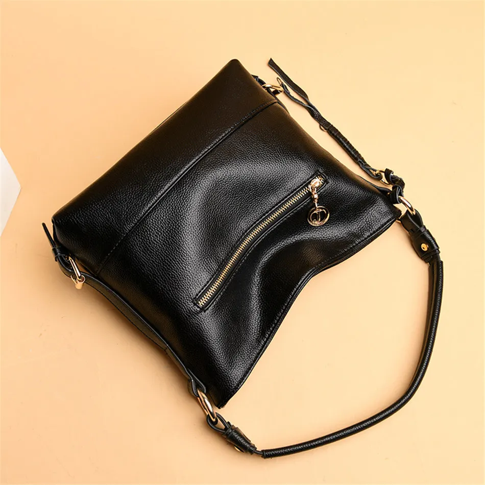 Винтажная черная сумка через плечо для женщин, сумки-мессенджеры, кожаные сумки, женские роскошные сумки, женские сумки, дизайнерские сумки