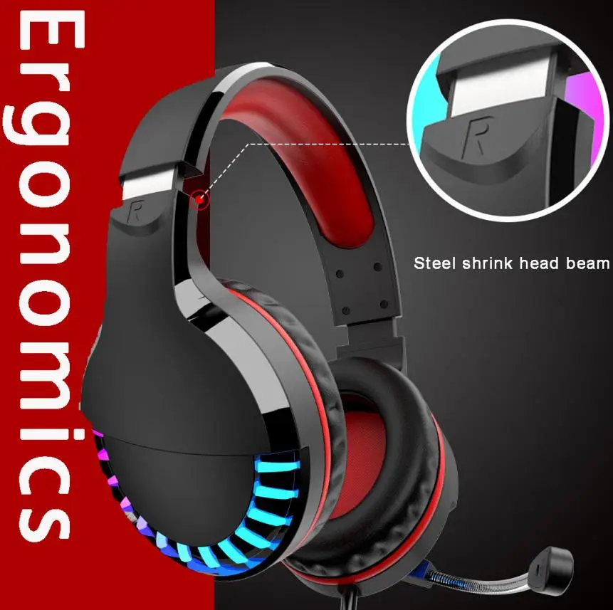 Yfashion Игровые наушники M18 3 5 мм + USB стереонаушники гарнитура с микрофоном для