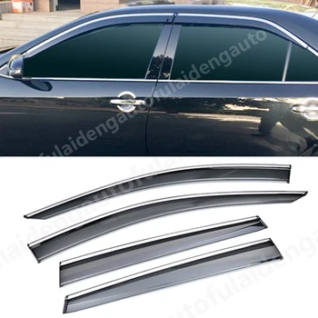 

4pcs For Toyota Camry 2015-2017 Chrome Window Visor Sun Rain Guard Vent Shade Car Styling Accessories