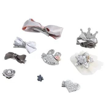 

OUTAD 10Pcs Baby Mini Small Hair Clips Baby Hair Pins Safety Hair Pins Barrettes Hair Accessories For Girls Children Kids Hot