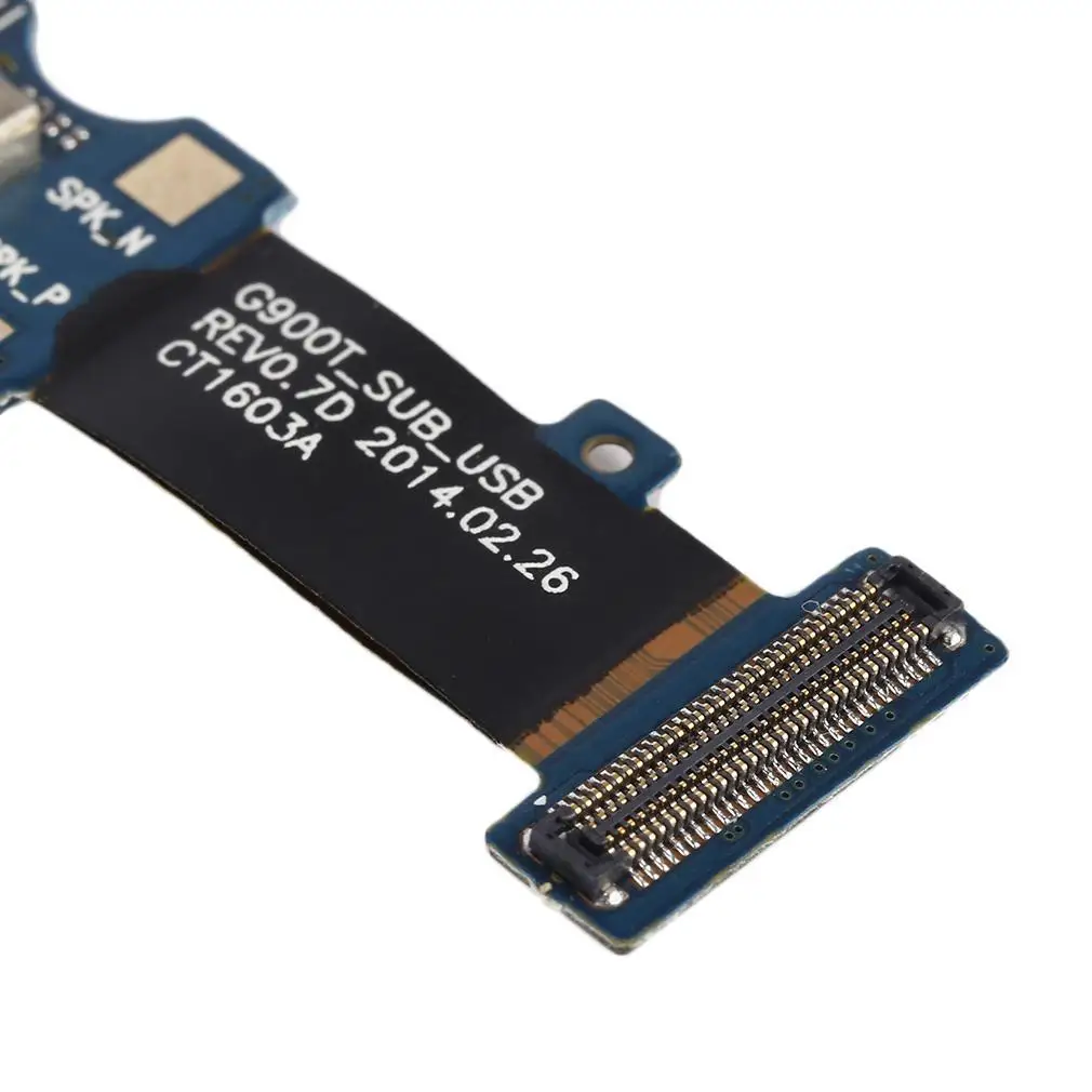 Зарядный порт док USB разъем гибкий кабель для Galaxy S5 G900T UL