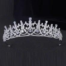 Принцесса Кристаллы Свадебные Диадемы Свадебные короны аксессуары для волос