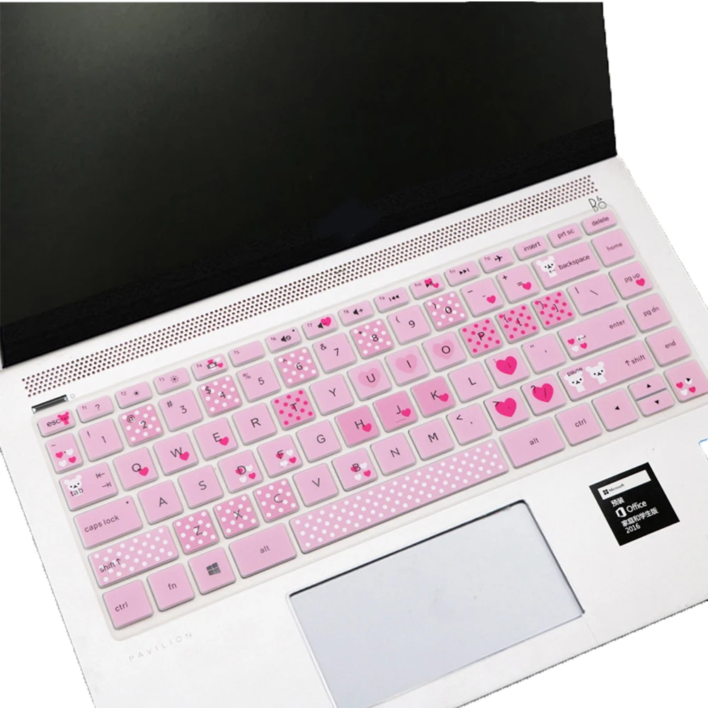Защитная пленка для клавиатуры HP 14 дюймов многоцветная мягкая силиконовая